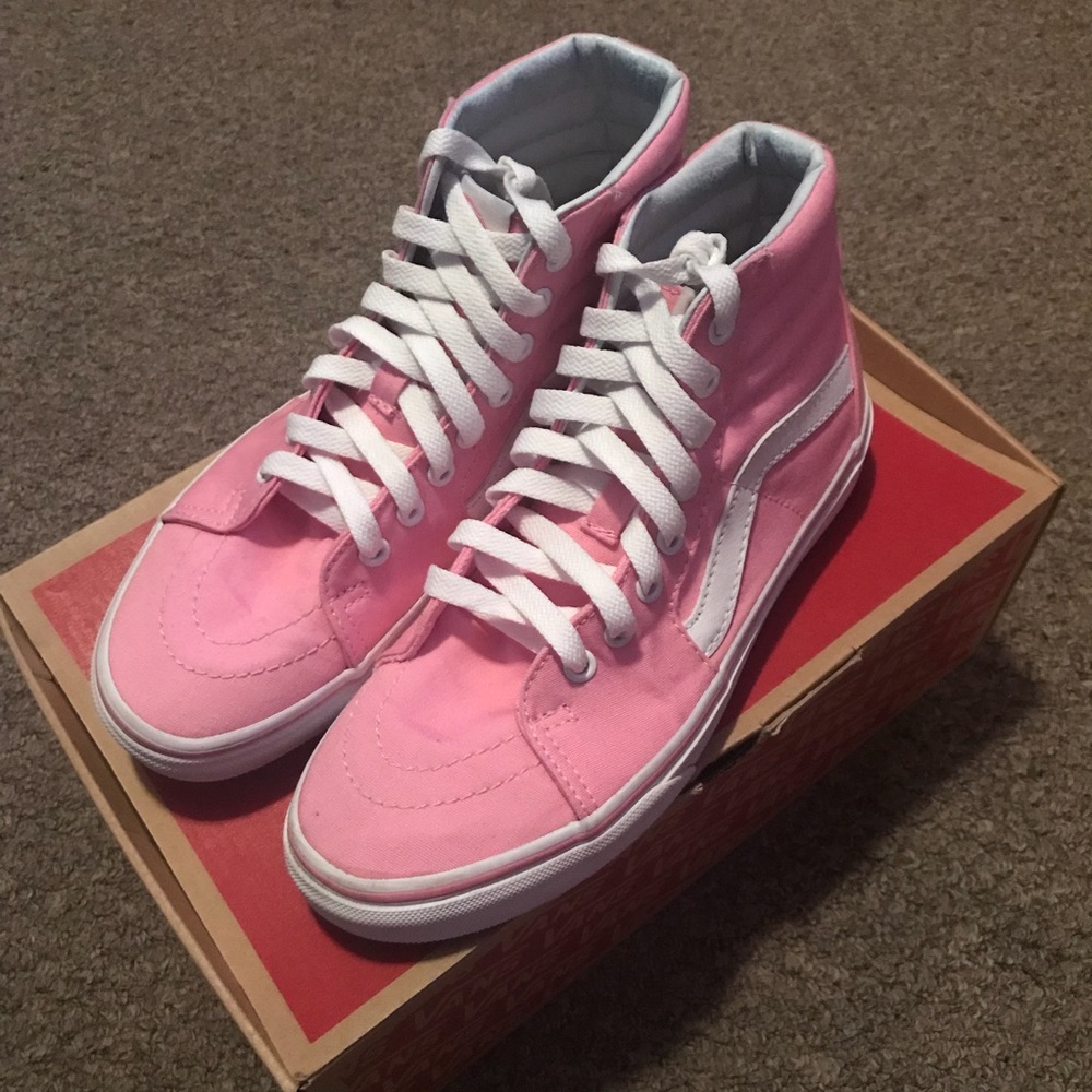 Pink Sk8-Hi Vans